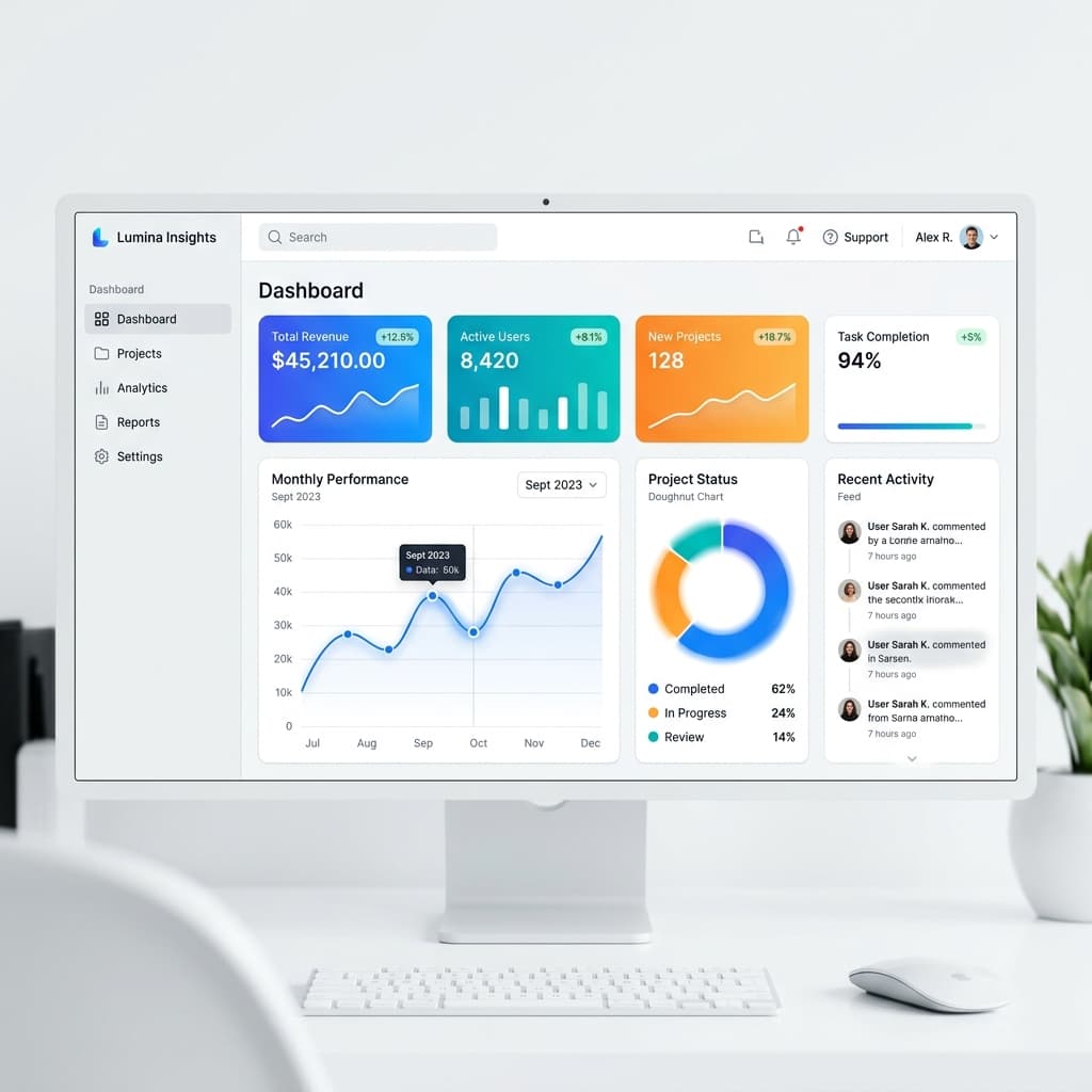 How to animate a dashboard screenshot for marketing